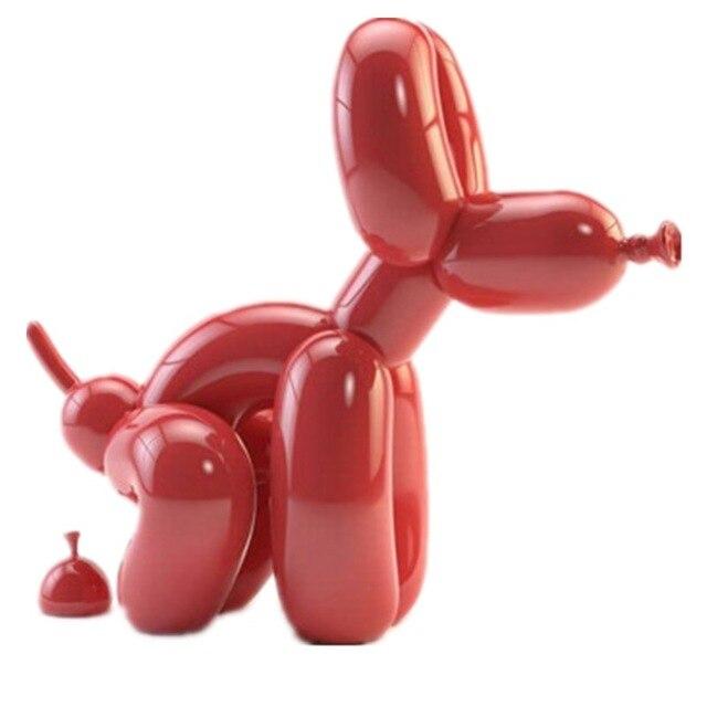 New Pooping Dog Figure Art Figurine Resin Craft Abstract Art Dog Statue Home Decor Art Sculpture Valentine's Day Gift A734