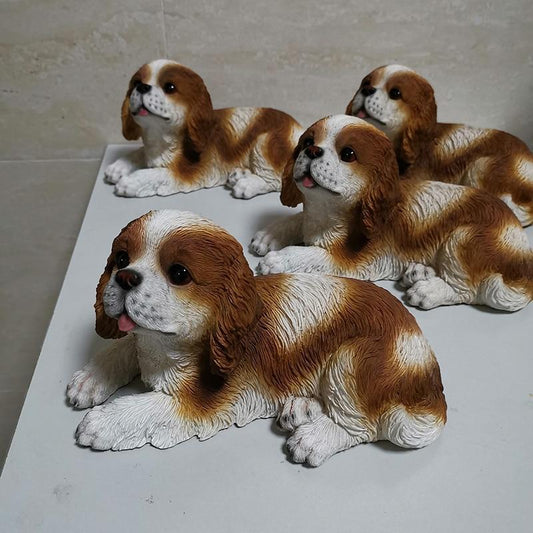 resin statues dog